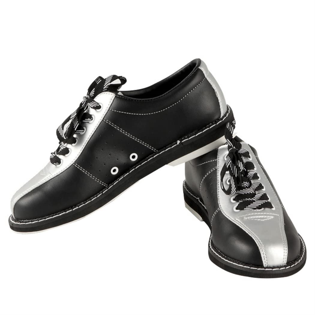 Zapatos De Bolos para Hombres Zapatos De Bolos De Cuero Antideslizantes Unisex Buffer Transpirable