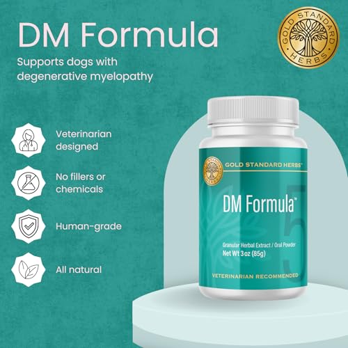 Image of DM Formula Degenerative Myelopathy Relief for Dogs by Gold Standard Herbs, All Natural Granular Herbal Extract, 85 gram Powder