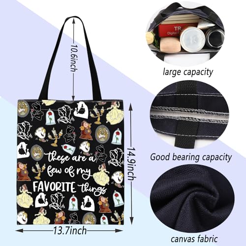 Bolso bandolera ENSIANTH inspirado en Belle Princess Lover - Cuentos de hadas - Un cuento tan antiguo como el tiempo - Viaje familiar - Bestia miniatura 4