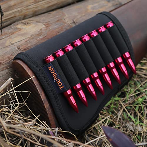 Tourbon Neoprene Rifle Ammo Sleeve 8 Round Gun Stock Shell Holder (Can Hold .308 .233,30-06,8Mm,7Mm,45-70,30 30,Ect) #TOP7