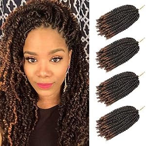 YEBO 30 Strands Spring Twist Hair 4...