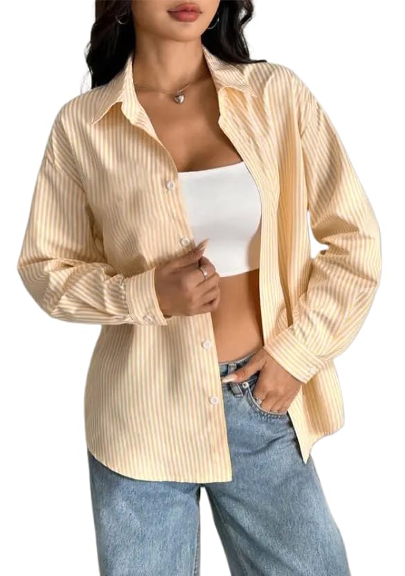 selfme Women's Cotton Oversized Fit Shirt-picture-17