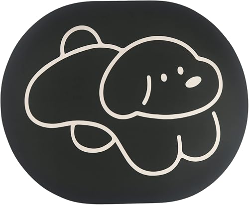 Rarenut Alfombrillas de alimentación para mascotas para alimentos y agua, mantel individual plegable para mascotas, antideslizante, impermeable,
