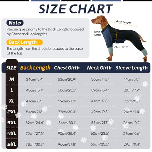 Hjumarayan Hunde Sommer Schutzkleidung – Leichter Hundebody mit Beinen, Schnell Trocknend, UV-Schutz, Atmungsaktiv, Schmutzschutz, Ideal für Outdoor & Spielplatz, Schwarz XL