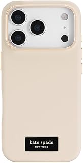 kate spade new york iPhone 17 Pro Case - Compatible with MagSafe - Designer Silicone Phone Case - Icon Perfect Beige Price In India