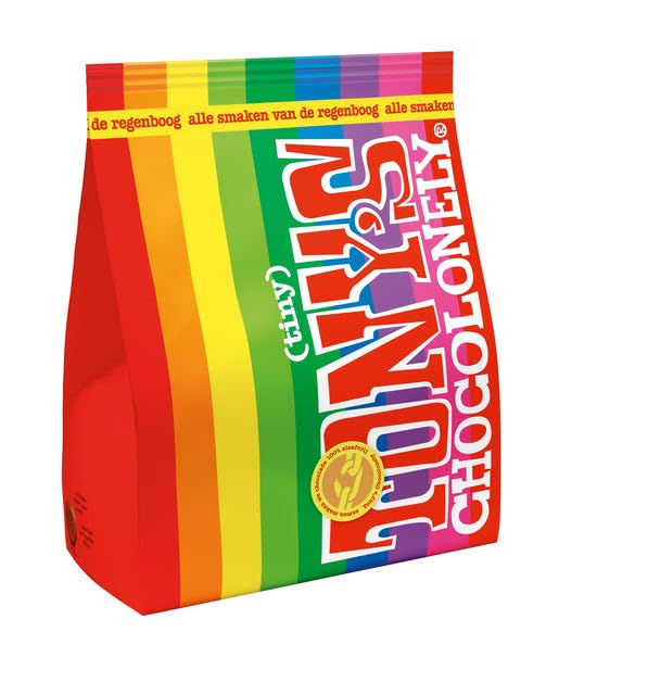 Tony's Chocolonely Tiny Tony's Pouch Mix 135g I Mieszanka czekoladowych tonów pakowane pojedynczo