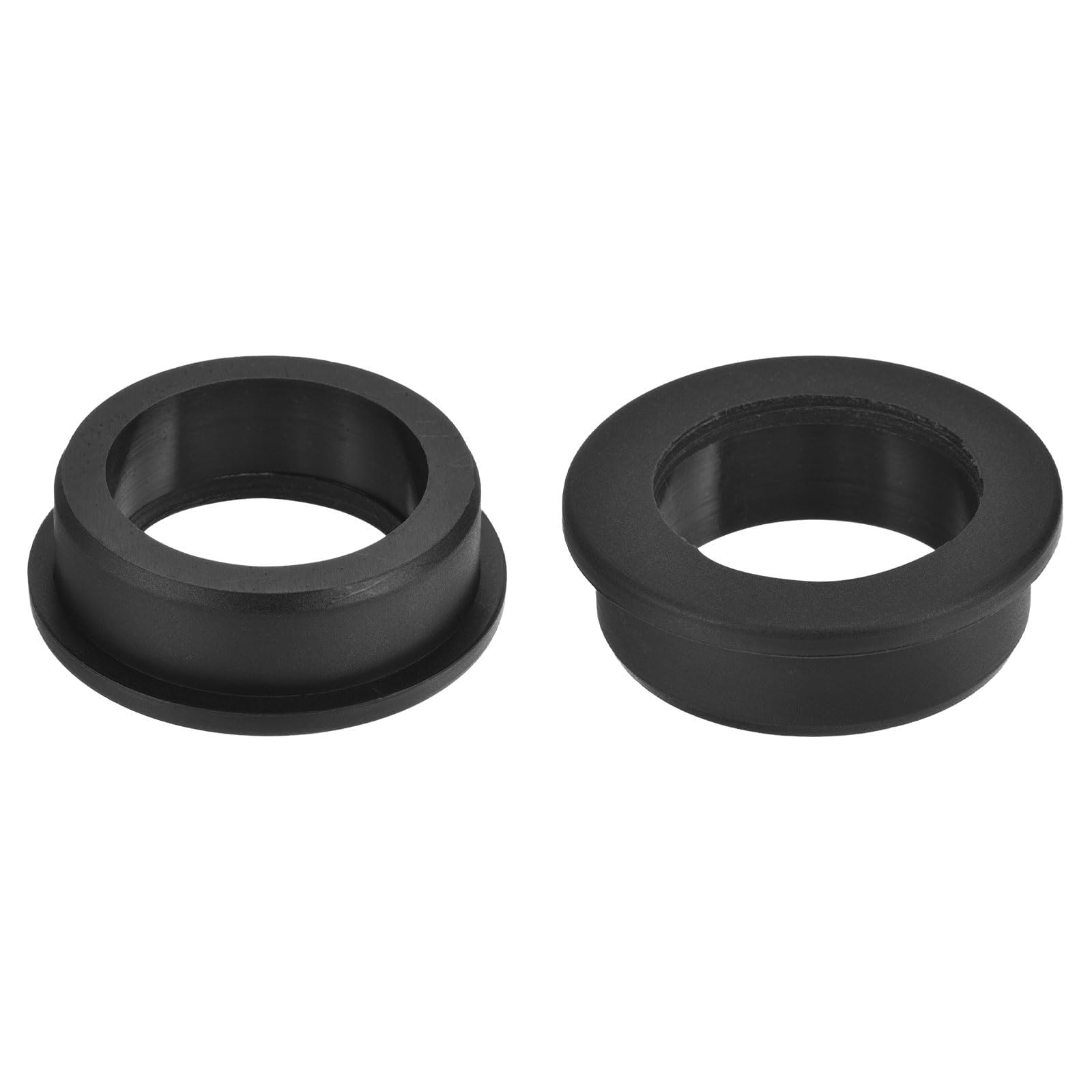 Unifizz 2Pcs Rubber Grommet 1-3/4"(45mm) Drill Hole, 1-3/8"(35mm) ID Hole Top Hat Grommet Black Silicone Hole Plug Gasket for Automotive, Machinery and Wiring Applications