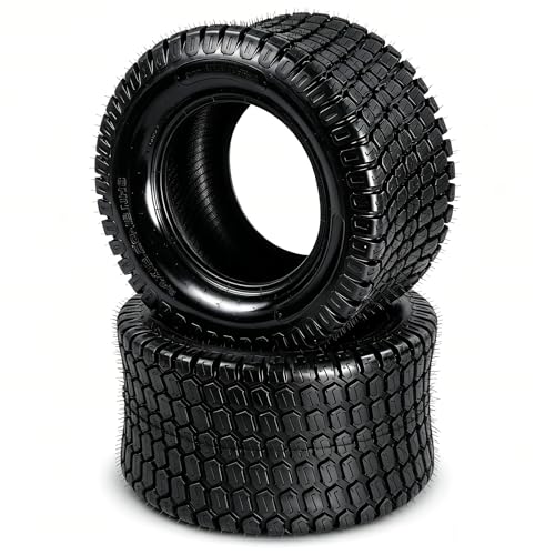 BONNLO 24x12.00-12 Lawn Mower Tires(2-Pack) 8Ply Turf Tire Fits Most Lawn & Garden Riding Mower Tractor Golf Cart Utility Vehicles 24x12x12 8PR Tubeless