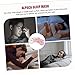 Ipetboom Alpaca Sleep Mask Set 2Pcs Soft Travel Eye Masks Light Blocking Design for Comfortable Sleep for Home Travel Meditation