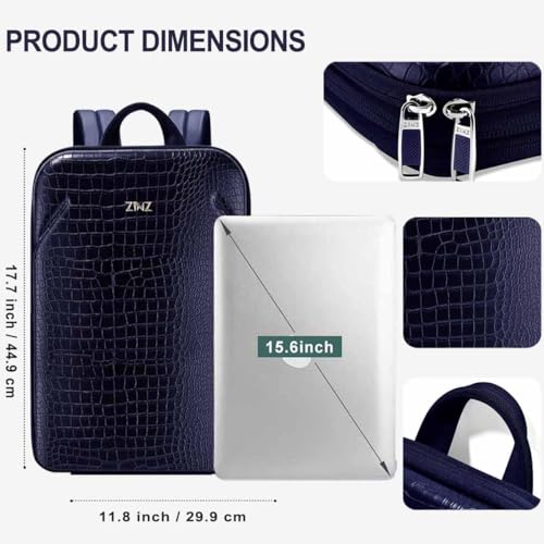 Image of ZINZ Slim & Expandable Laptop Backpack 15 15.6 16 Inch Sleeve with USB Port
