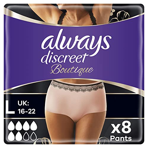 Always Discreet Boutique Pants Plus Large 2x8ct