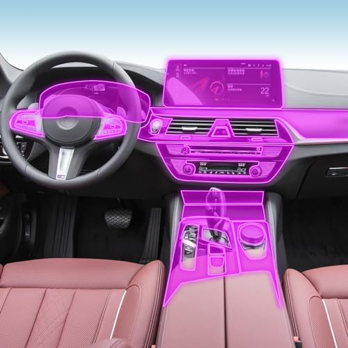 Couverture de film d'affichage LCD intérieur pour BMW G30 G31 Série 5 2021-2023 TPU