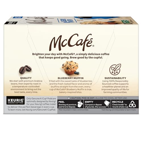 Image of McCafe Blueberry Muffin Coffee, Single-Serve Keurig K-Cup Pods, 60 Count