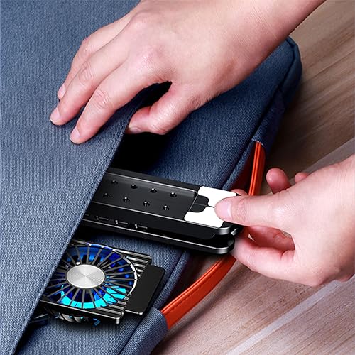 Base para portátil con ventilador y soporte ajustable miniatura 7