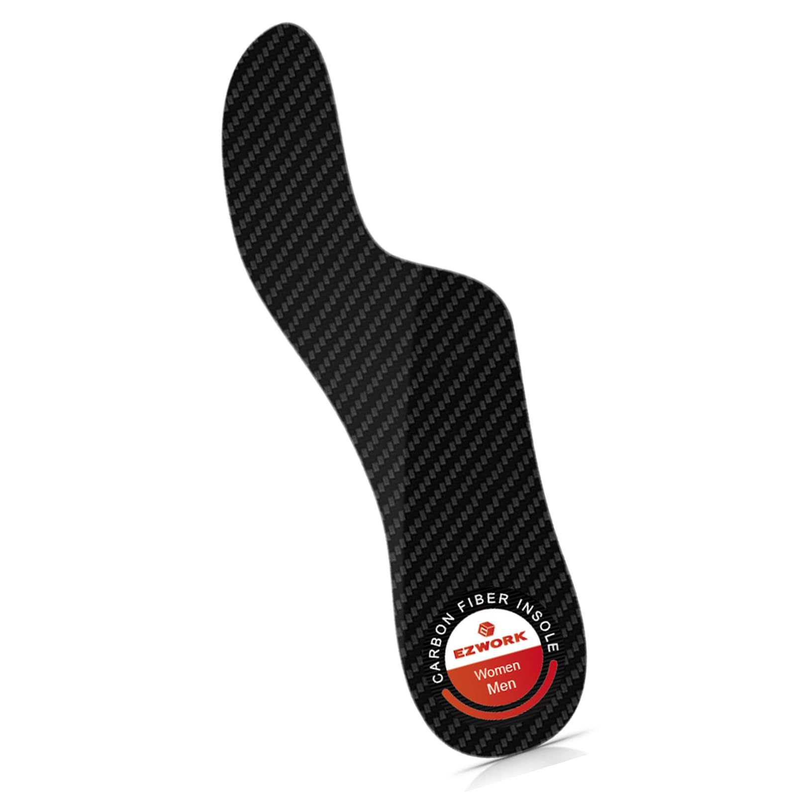 Morton's Extension Orthotic, Recovery Carbon Fiber Insole-Rigid Foot Support Shoe Inserts for Morton's Toe, Turf Toe, Hallux Limitus, Hallux Rigidus, Arthritis and Broken Big Toe-1 Pc Length 11.22" 11.22"-Men's 11-11.5/Women's 12-12.5,285mm Black-1 P