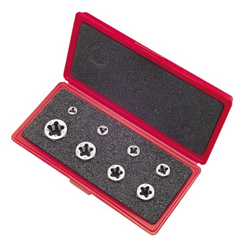 Cle-Line C67275 No 42NC Hexagon Rethreading Die Set, 8 Pieces