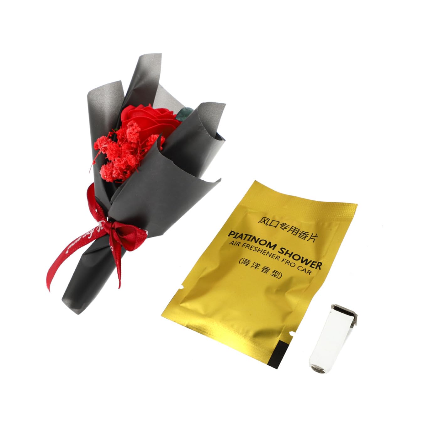 GLEAVI 5piezas Ambientador De Coche Flores Secas Clip Decorativo Para Salida De Aire Accesorio De Coche Aromatizante Para Hogar y Oficina Para Ocasiones Especiales