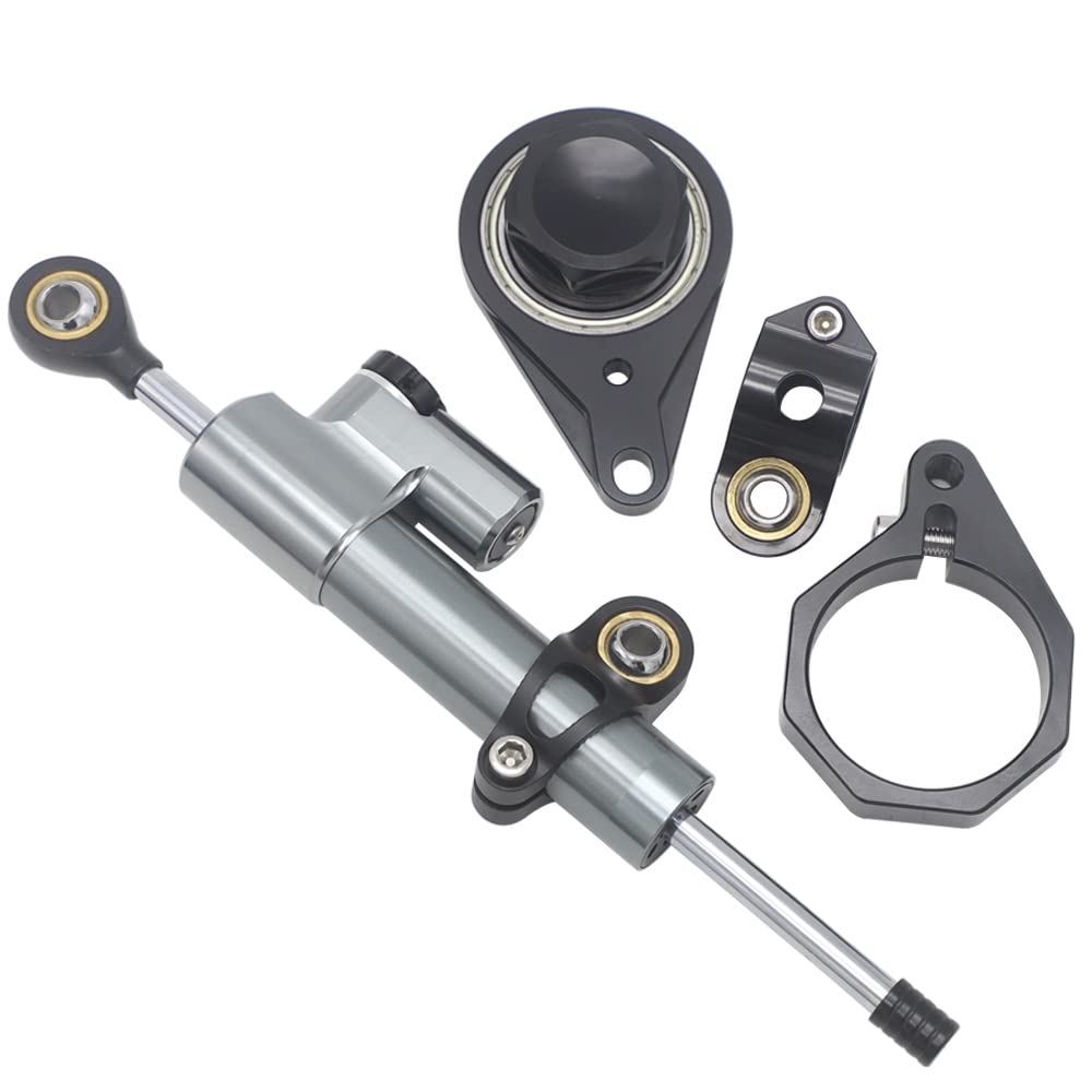 Amortisseur direction CNC pour GSXR 600 et 750 (2006-2017) avec kit support de montage complet - 7
