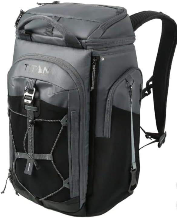26 CANS Titan by Arctic-Zone Super Foam and Leak Proof Backpack Cooler - Ultimate Grey