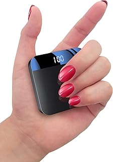 Bscame Power Bank 20000M The Smallest and Lightest 10000mAh External Battery Ultra-Compact High-Speed Charging Technology Portable Charger for iPhone, Samsung Galaxy and More (Black2)