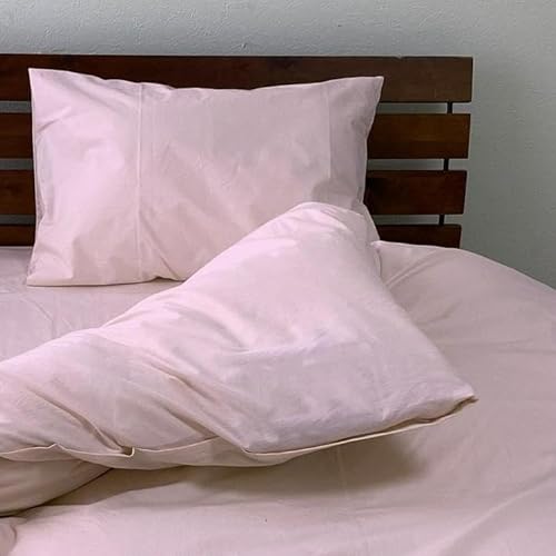 [ダブル]お肌にやさしい綿100% 寝具カバー3点セット(ピンク) 903PC-3P-W-PI
