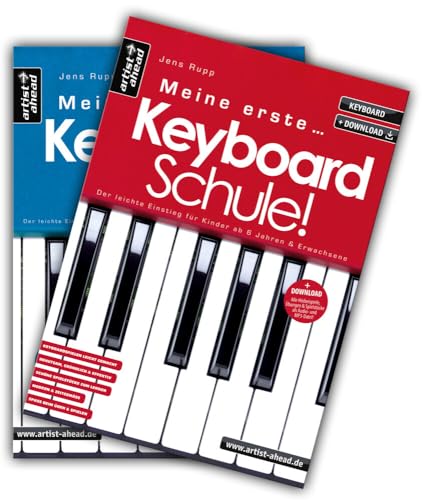 Meine erste Keyboardschule + Meine zweite Keyboardschule im Set! Der leichte Einstieg für Kinder ab 6 Jahren & Erwachsene (inkl. QR-Codes + Audio-Download). Keyboard für Anfänger. Keyboardnoten