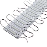 Odlamp Super Bright 200pcs 6 LED Injection Module White 5054 SMD 150LM Per Module Waterproof Decorative Light for Letter Sign Advertising Signs with Tape Adhesive Backside (White 200pcs)