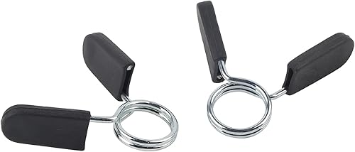Miniatura 6 de Dioche Collares de clip de resorte de 1 pulgada, 2 abrazaderas de barra estándar para mango de mancuernas suave o barra de levantamiento de pesas