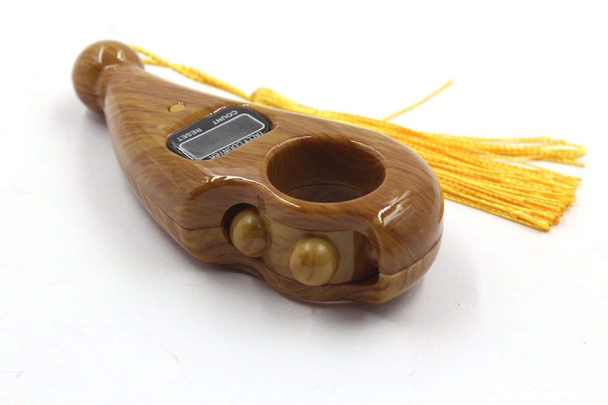 Biki Finger Counter-Islamic Tasbih Bead Portable Rotating Prayer Beads with Digital Counter Digital Finger Tasbeeh E-Rosary