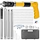Beton Nagelpistole,Nagelpistole Kit mit 120pcs Nägeln, manuelle Stahl Nagelpistole Werkzeug mit 4 erweiterten Polen,Tragbare Decke Beton Nagelpistole Kit