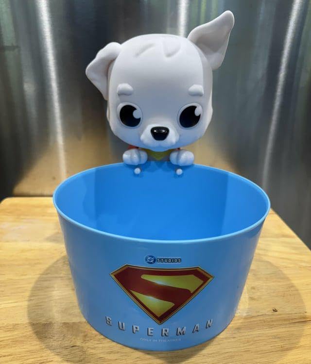 海外先行販売】 映画スーパーマン最新作2025 ポップコーンバケツ
