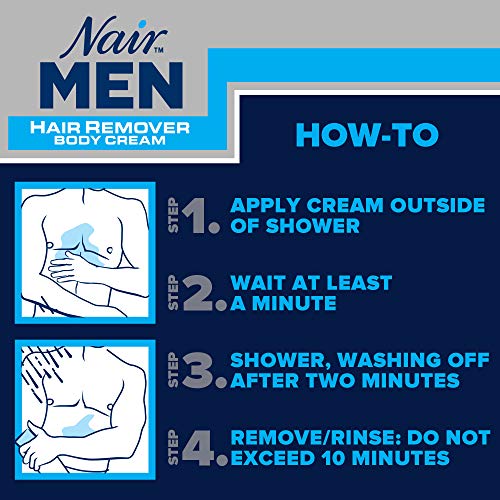 Nair Men Hair Remover Body Cream, Body Hair Remover For Men, 13 Oz Bottle #TOP5