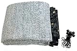 Stone Shade & Tarps 80% Aluminet Shade Net 10x12 + 10pcs Bungee Cords