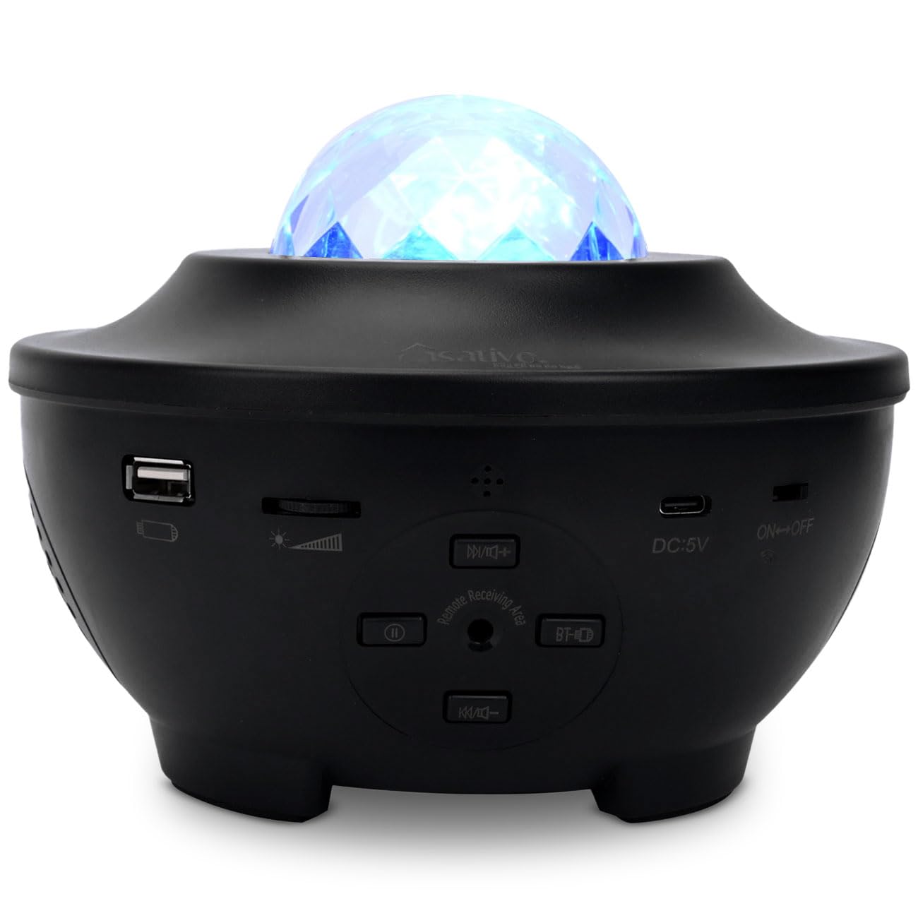 2er-Set Laser-Sternenhimmel-Projektor - Bluetooth Lautsprecher & Sprachsteuerung via App - Bis 200qm Abdeckung - WiFi, RGBW-LED, Nachtlicht & Timer