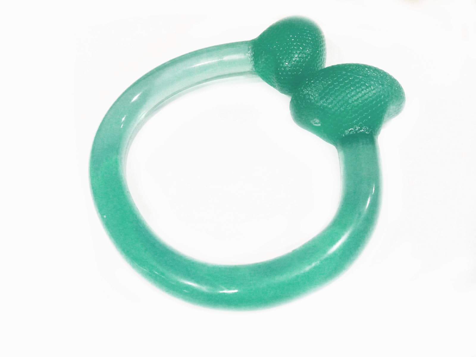 Novafit Jelly Tube - Gym Fitness Exercise Chest Shoulder Training Elastic Bands Stretching Physical Therapy Strap Silicone Pull Ropes (Green)