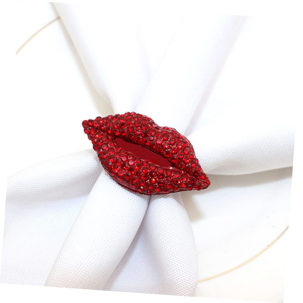 Alipis 3 Series Anillos De Servilleta De Hebillas Decorativas para De San Valentín Soporte De Servilleta De Elegante Accesorios para Eventos Y Decoración De Mesa 4 Piezas X 3