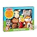 Melissa & Doug Safari Buddies Hand Puppets, Set of 6 (Elephant, Tiger, Parrot, Giraffe, Monkey, Zebra) Soft, Plush Puppet, Stuffed Animals, Pretend Play Toddler Toys for Girls & Boys 2+