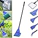 Produktbild 5-in-1 Aquariumreinigungs-Werkzeug, Set: Fisch-Netz, Rakel, Schaber, Gabel, Schwamm, für die Entfernung von Algen
