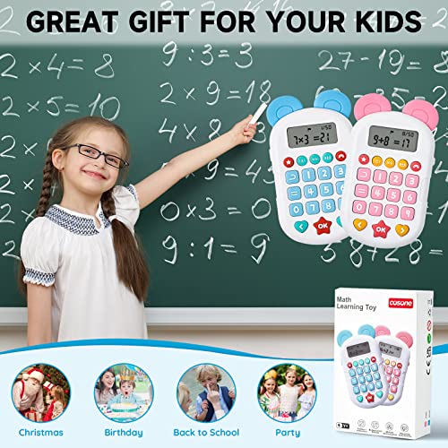 Electronic Math Game For Kids Ages 4+, Addition, Subtraction, Multiplication & Division Learning Educational Toys, Gifts For Girls Boys 4 5 6 7 8 9 Years Old, Classroom Supply #TOP6