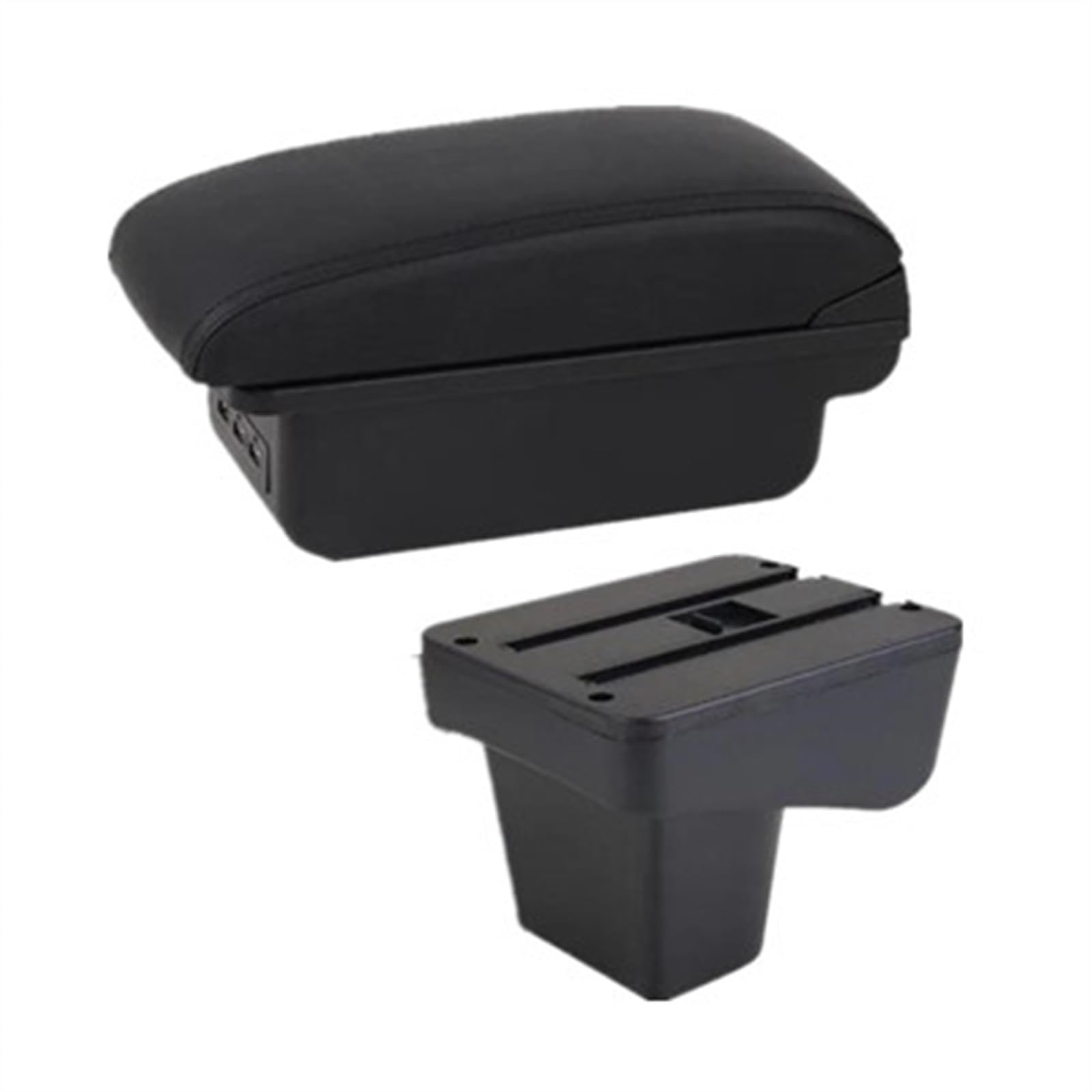 NMJLQW Storage Rack Car Interior Accessories Center Console Storage Box Multifunctional Armrest Storage Box For Vitara(B1 black line)