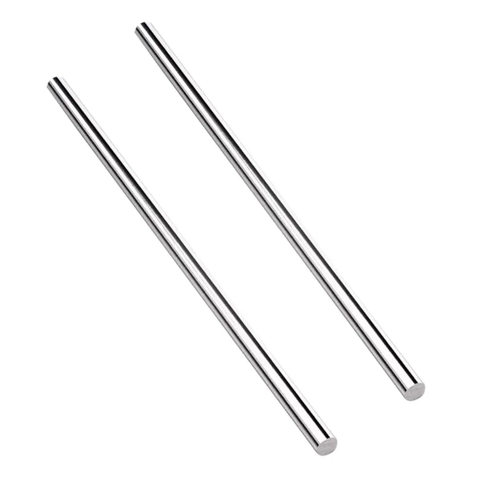 Edelstahl-Rundstange, Rundstab aus massivem Edelstahl 304, 2–10 mm x 6–20 Zoll, 2/5/10 Stück(4mm 10pcs,500mm)