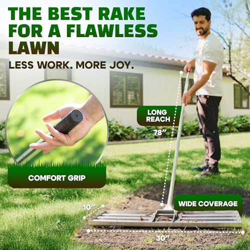 Oris Garden Lawn Leveling Rake