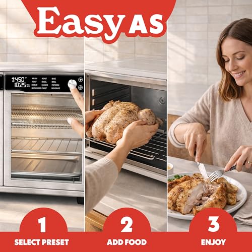 Gourmia GTF3588S 37-qt French Door Air-Fryer Toaster Oven — view 10