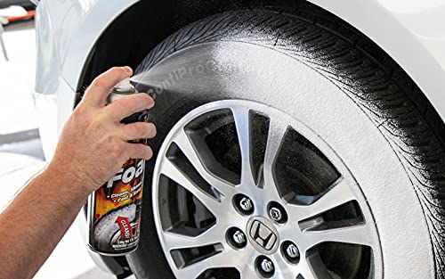 Meguiar's G13919 Hot Shine Tire Foam - Aerosol Tire Shine For Glossy, Rich Black Tires, 19 Oz #TOP2