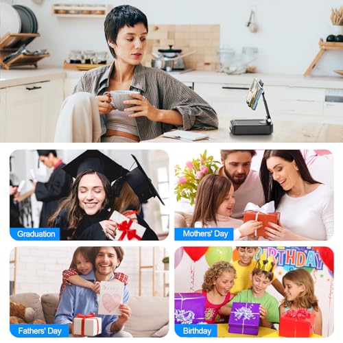 TechGlow TechGlow Foldable Cellphone Stand with Bluetooth Speaker Power Bank 360° Rotatable Phone Stand L40 の商品画像 6