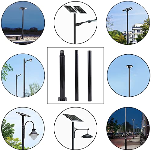 Nartine Solar Lamp Post Outdoor Street Lamp Posts For Outdoor Lights Solar Light Pole Lighting Lantern Post With Base Accessory For Backyard, Patio, Walkway, Street #TOP4