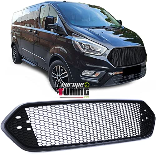 Calandre sport noire grille nid d'abeille Ford Transit Custom 2018- 05719