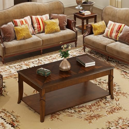 KFZ-DR200 Solid Wood Coffee Table with Storage