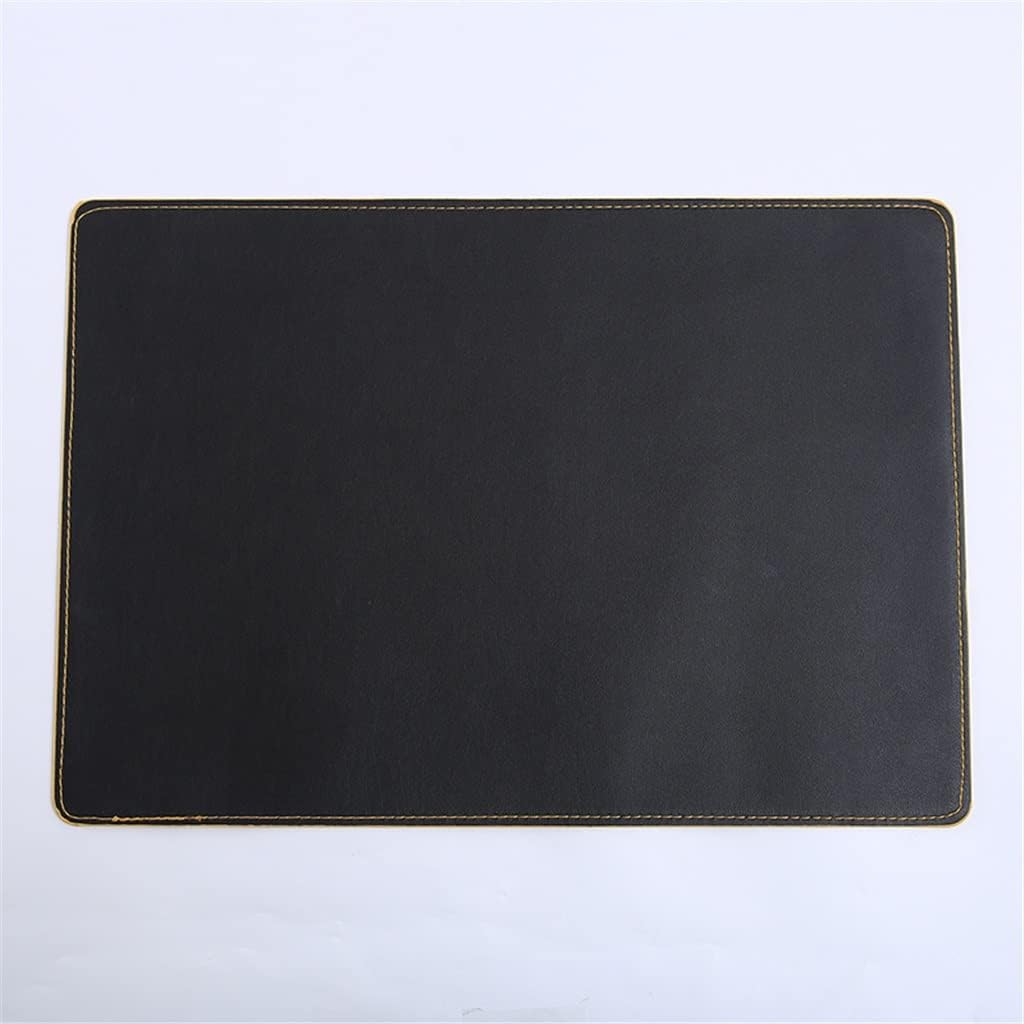 5 Pcs Double Sided Kitchen Placemat Tableware Mat Heat Insulation Leather Available Hot Pad Kitchen Accessories (E) (F)
