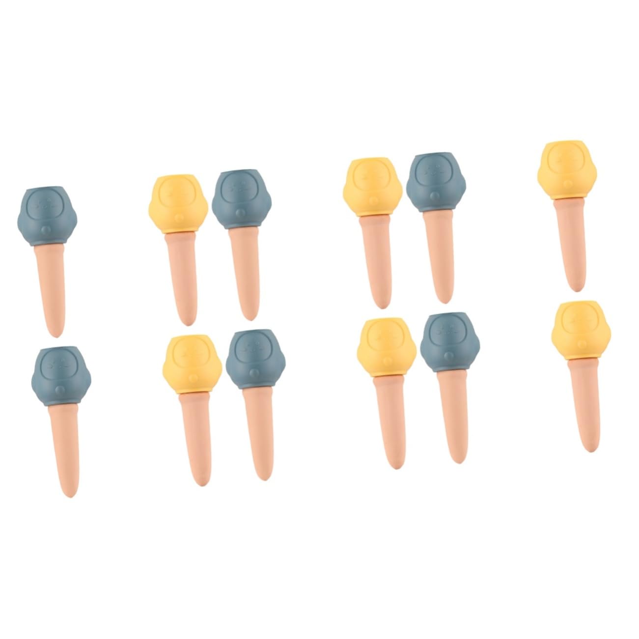 HANABASS 3 Set Dispositivo Irrigazione Automatica per Piante da Dosatore Gocciolatore Regolabile Ceramica E TPR Annaffiatura Lenta E Prolungata per Bonsai E Giardinaggio Domestico 4 Pezzi*3